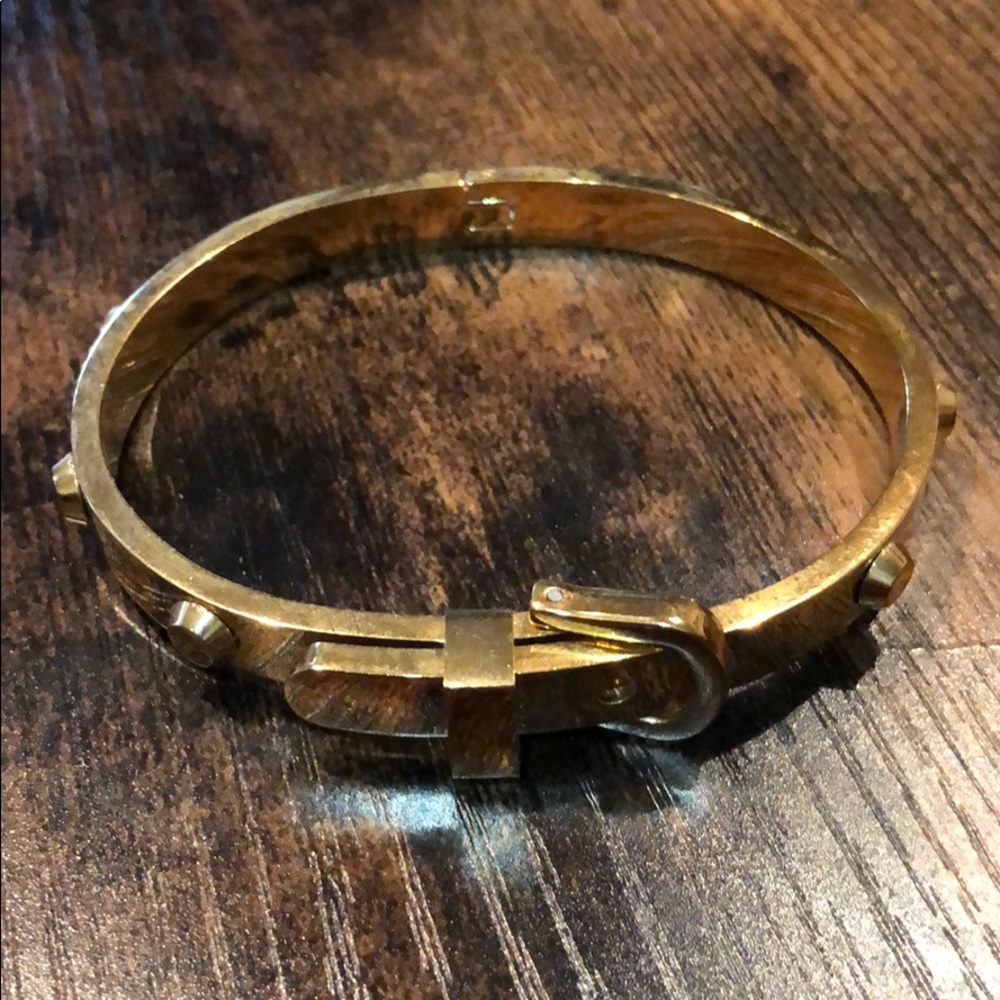 Gold colored bracelet